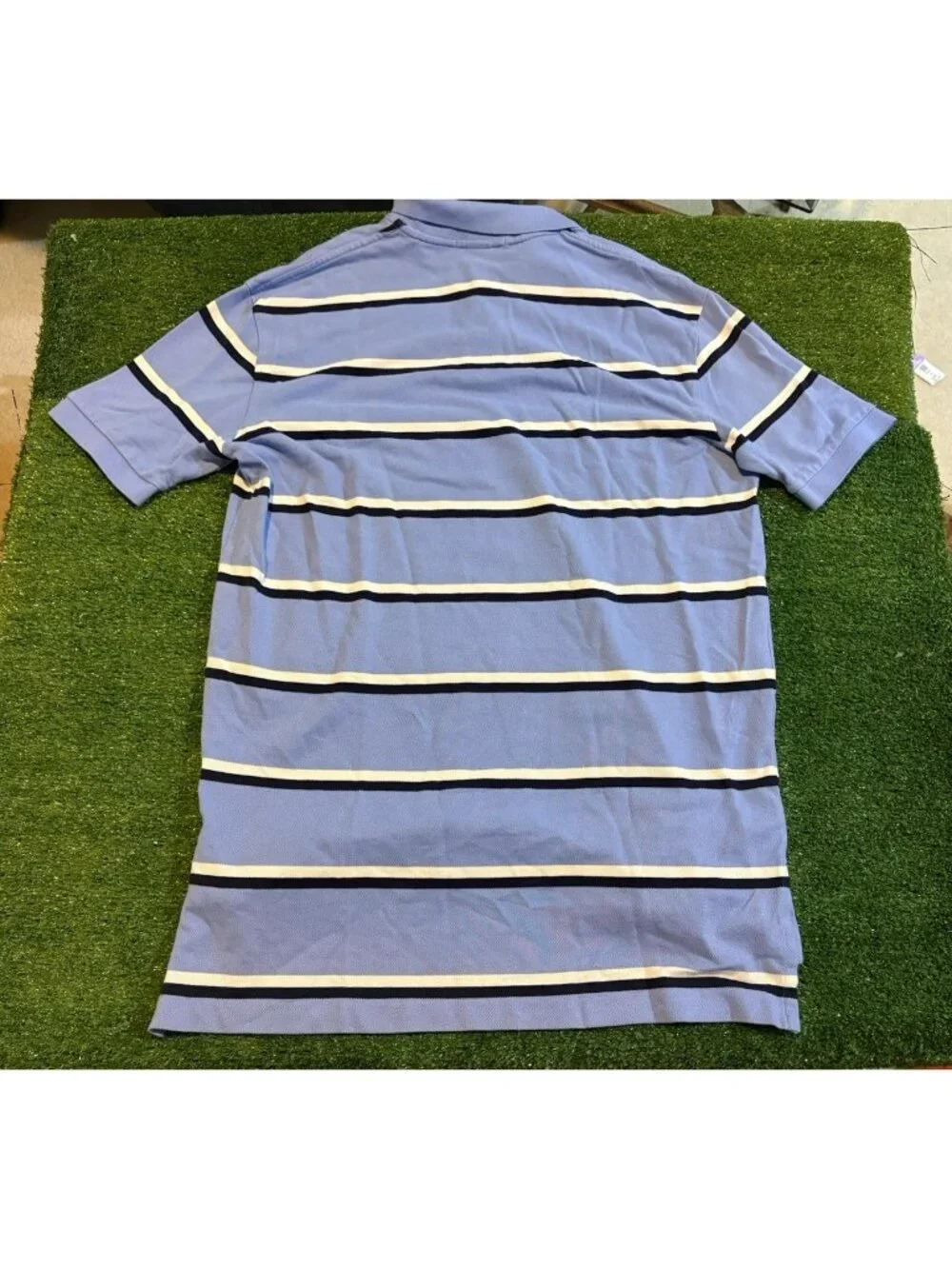 Vintage Polo Ralph Lauren polo mens large blue white deadstock new short sleeve